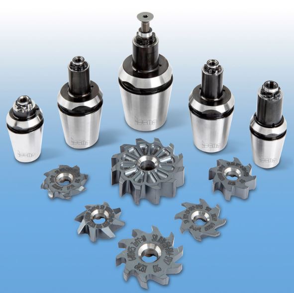 (Fig. 4) One of the typical toolholders in the new NEOCOLLET family has a tapered shank that can be mounted in a collet chuck directly, ensuring a rigid and reliable connection to improve tool performance. 